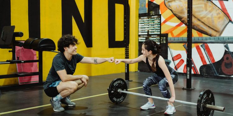 A Man and a Woman at the Gym