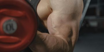Close Up Shot of Man's Muscles