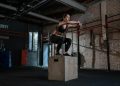 Woman Practicing Plyometrics