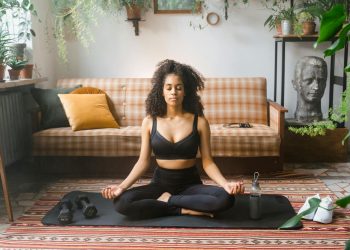 Photo of a Woman Meditating