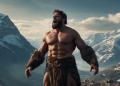 ai generated, man, warrior